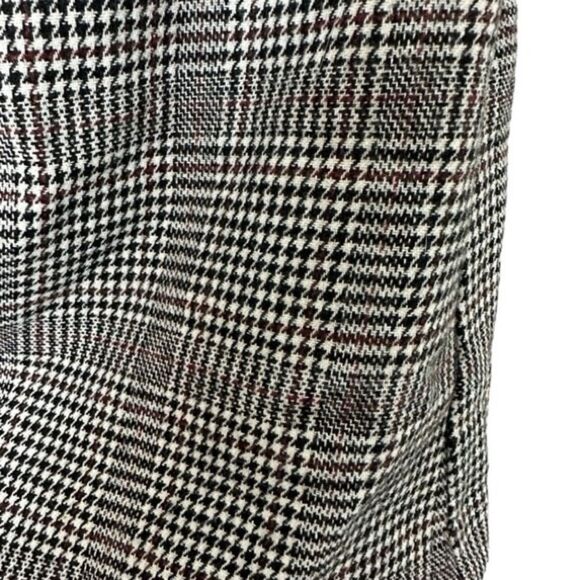 ‼️SOLD‼️HOUSE OF HARLOW NWT Gray Strapless Wool Blend Houndstooth Mini Dress - Picture 5 of 16